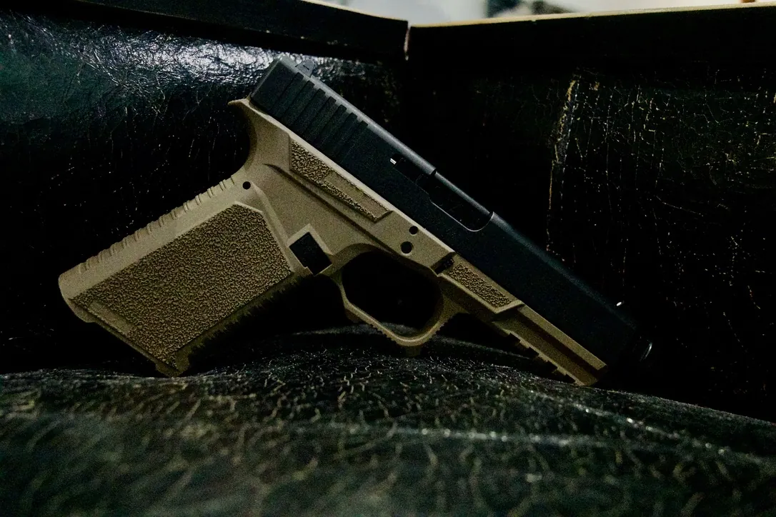 Safe House Built — Sandstrike (Tan Frame / Black Barrel) - Image 2