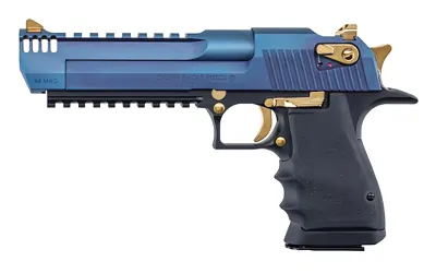 De L6 44mag 6" 8rd Carbo Blue/blk