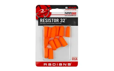 Radians Resistor Earplug 6 Pairs