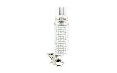Sabre Jeweled Spray W/key Ring Slv