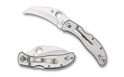 Spyderco Harpy Clipit Ss 2.75" Silv