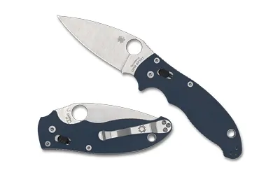 Spyderco Manix2 G-10 3.37" Blue