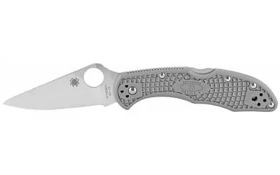Spyderco Delica4 Ffg Plainedge Grey