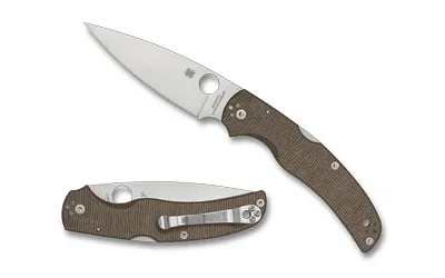Spyderco Native Chief 4.08" Brn Cnvs