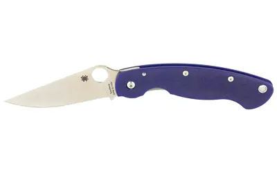 Spyderco Military Model G-10 Blue