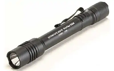 Strmlght Protac 2aa Led Blk W/hlstr