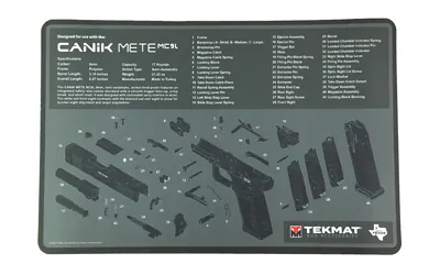 Tekmat Canik Mc9l Gun Cleaning Mat