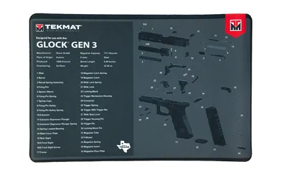 Tekmat Pistol Mat For Glock Gen3