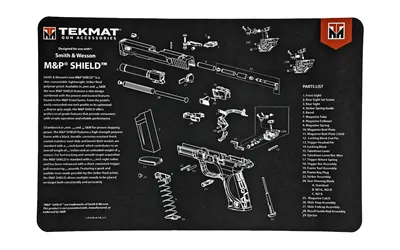 Tekmat Pistol Mat S&w M&p Shield Blk