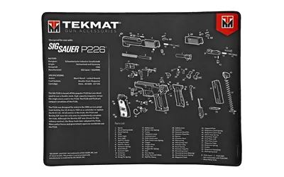 Tekmat Ultra Pstl Mat Sig P226 Blk