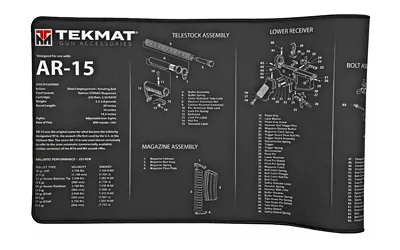 Tekmat Ultra Rifle Mat Ar15 Blk