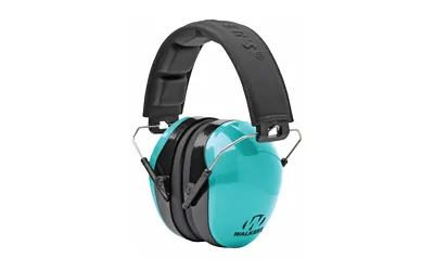 Walker's Passive Muff Headbnd Aqua