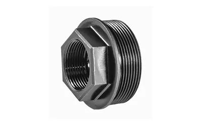 Yhm 1/2"-36 Crbne Adptr Sdwnr M2 Blk